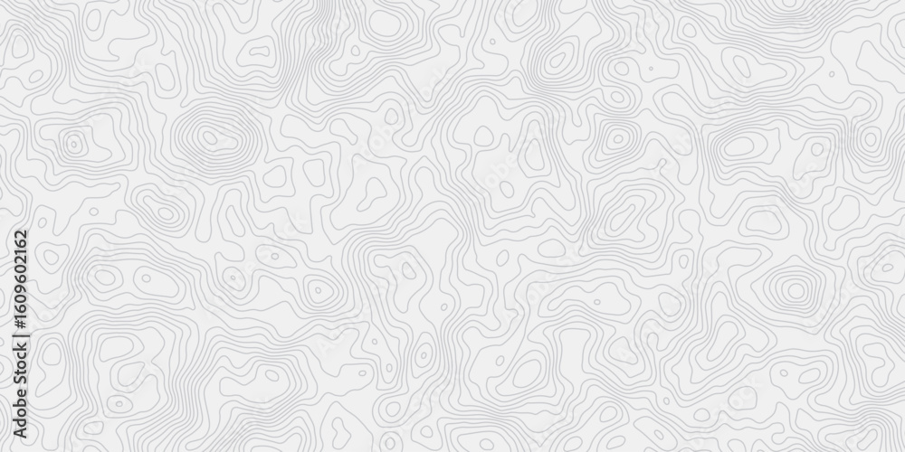 Poster digital wave gray stylezed contour lines creating an abstract topographic map style white background