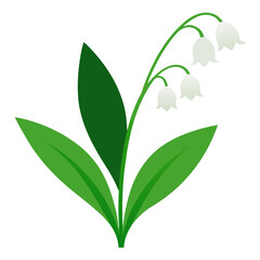 green leaves isolated on white