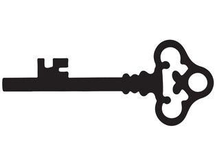  VINTAGE KEY SILHOUETTE