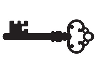  VINTAGE KEY SILHOUETTE