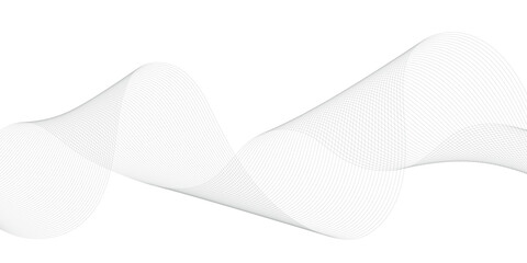 Lines for background, black stripes for brochures. Vector. Wave with lines created using blend tool. Curved wavy line, smooth stripe. 