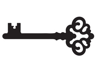  VINTAGE KEY SILHOUETTE