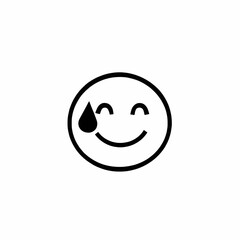 Fototapeta premium Happy smiley face icon