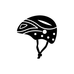 creative details Outline Cycle Helmet Icon vector illustration