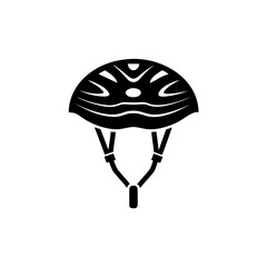 creative details Outline Cycle Helmet Icon vector illustration