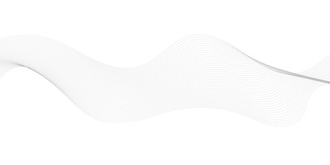 Abstract Gray Wave Lines Background Design