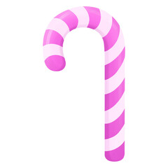 Pink White Candy Cane