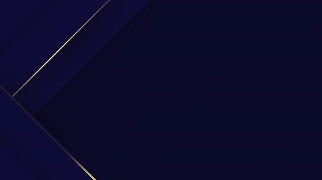 Abstract design featuring dark navy blue and gold accents, suitable for luxury branding, background design, or high end promotional materials.