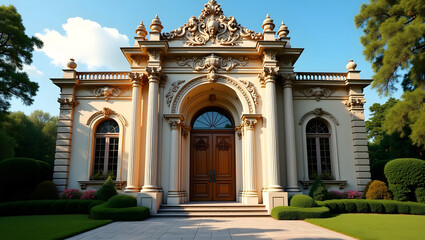 Fototapeta premium Entrance to the palace
