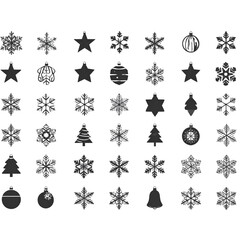 PNG Christmas ornament design element set, transparent background 