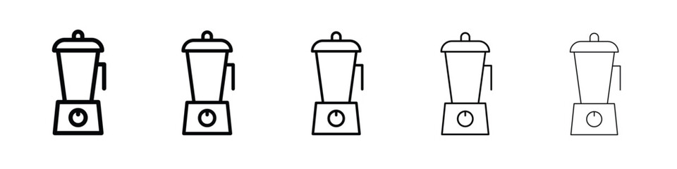 Blender icon. Thin line icons collection for web ui.