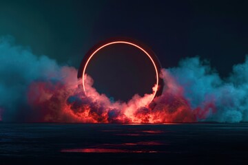 fire and smoke