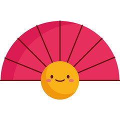 Chinese New Year Folding Fan