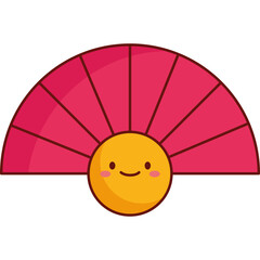 Chinese New Year Folding Fan