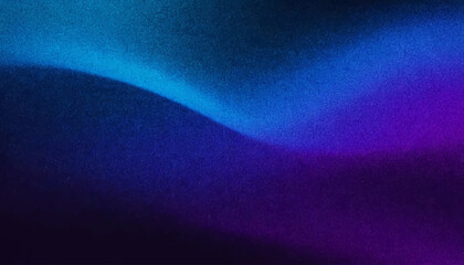 Abstract black, dark blue and purple liquid background. Gradient mesh effect bright color blend. Blurred fluid colorful mix fluid and grain grunge texture gradation vector noise blur background