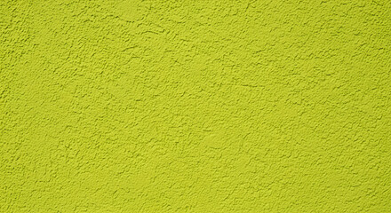 Textured Lime Green Wall with Rough Surface Finish.
