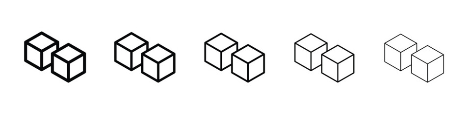 Sugar icon. Thin line icons collection for web ui.