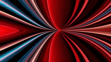 Abstract glassy combination of colorful and red gradient wave background