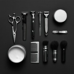 Barbershop Tools: Shaving Brushes, Razors, and Combs