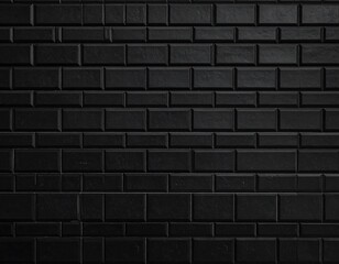 Black brick wall texture