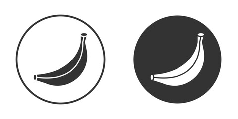 Banana icon doodle vectors, vector illustration