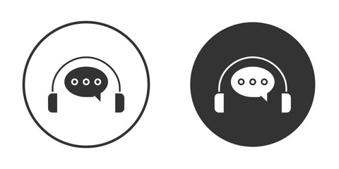 Naklejka premium Customer service icon doodle vectors, vector illustration