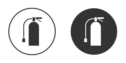 Fire extinguisher icon doodle vectors, vector illustration