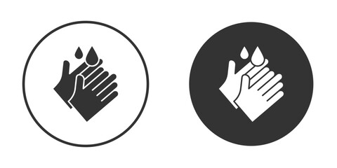 Handwashing icon doodle vectors, vector illustration