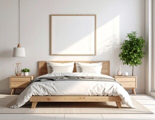 Modern bedroom interior