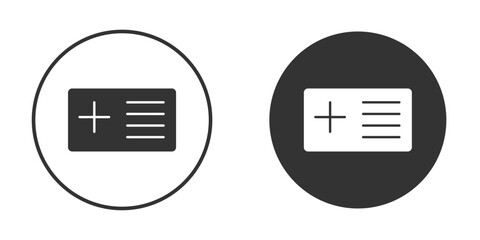 Insurance card icon doodle vectors, vector illustration