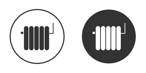 car radiator icon doodle vectors, vector illustration