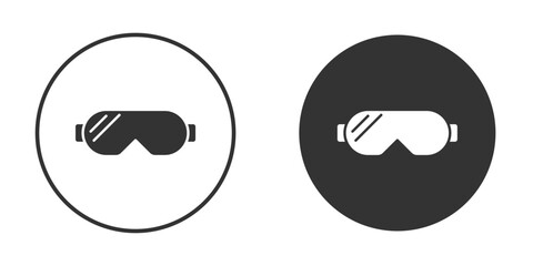 Safety goggles icon doodle vectors, vector illustration