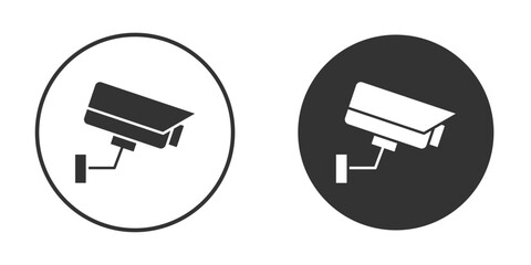 Security camera icon doodle vectors, vector illustration