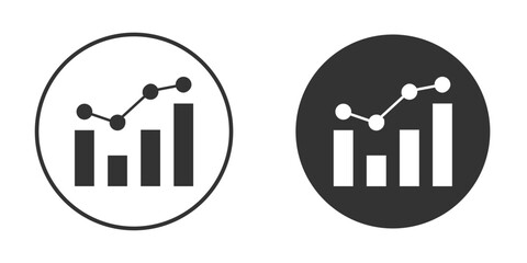 Statistics icon doodle vectors, vector illustration