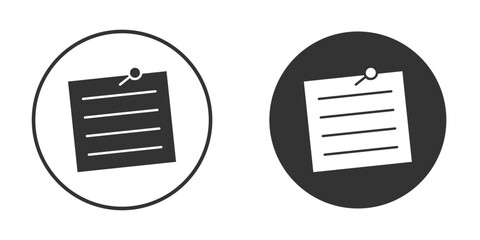 Sticky note icon doodle vectors, vector illustration