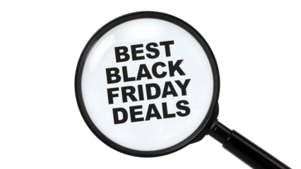 Best black friday deals highlighted under a magnifying glass for ultimate shopping savings