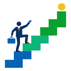 business man running