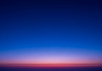 Vibrant sunset sky with deep blue and pink hues