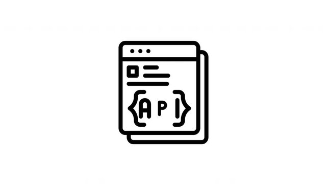 API animated icon