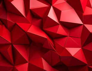 Obraz premium Abstract red geometric pattern