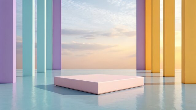 Young woman wearing headphones and glasses working on a laptop at a desk