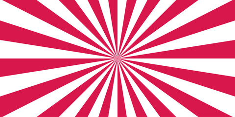 Fototapeta premium Abstract background with rays retro starburst. Funky ray elements, circle motifs, reminiscent of circus themes.Vintage beam sunburst texture. Classic vintage sun rays pattern. Simple Gradient Groovy.