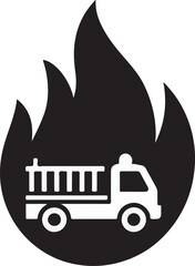Fire protection icon. Flame sign. isolated vector illustration on white background