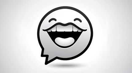 Mouth speaking icon