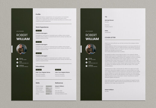 Classic Resume and Cover Letter Set
