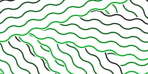 Seamless green wave elements for use in abstract compositions, templates, or branding visuals.