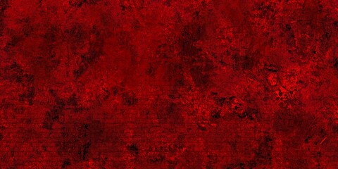 Red grunge Halloween blood splash space on wall, cracked floor tile texture background, Paper empty for text. Dark design is a blackboard. luxurious, seamless pattern of tile stone floor detailed stru