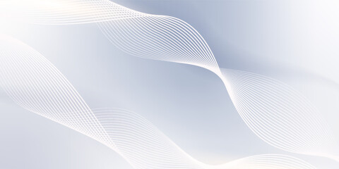 Premium background design with white line pattern (texture) in luxury pastel colour. Abstract horizontal vector template for business banner, formal backdrop, prestigious voucher, luxe invite