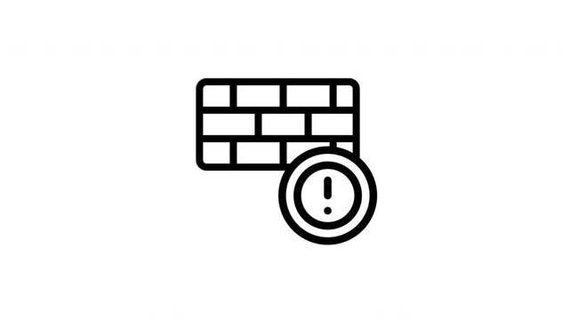 firewall animated icon