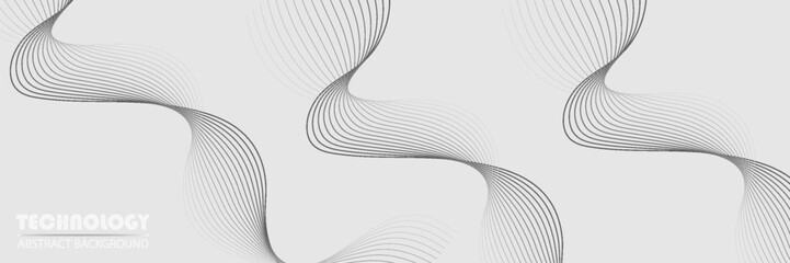 Modern vector background with black wavy lines. presentation in banners, bussines, web